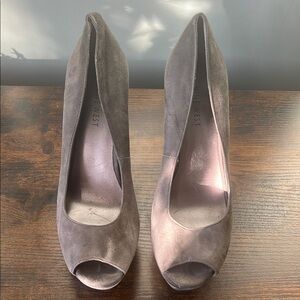 Nine West Women's Peep Toe Heels - Gray